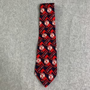 Boston Red Sox Silk Tie Logo All Over Print MLB Baseball Mens